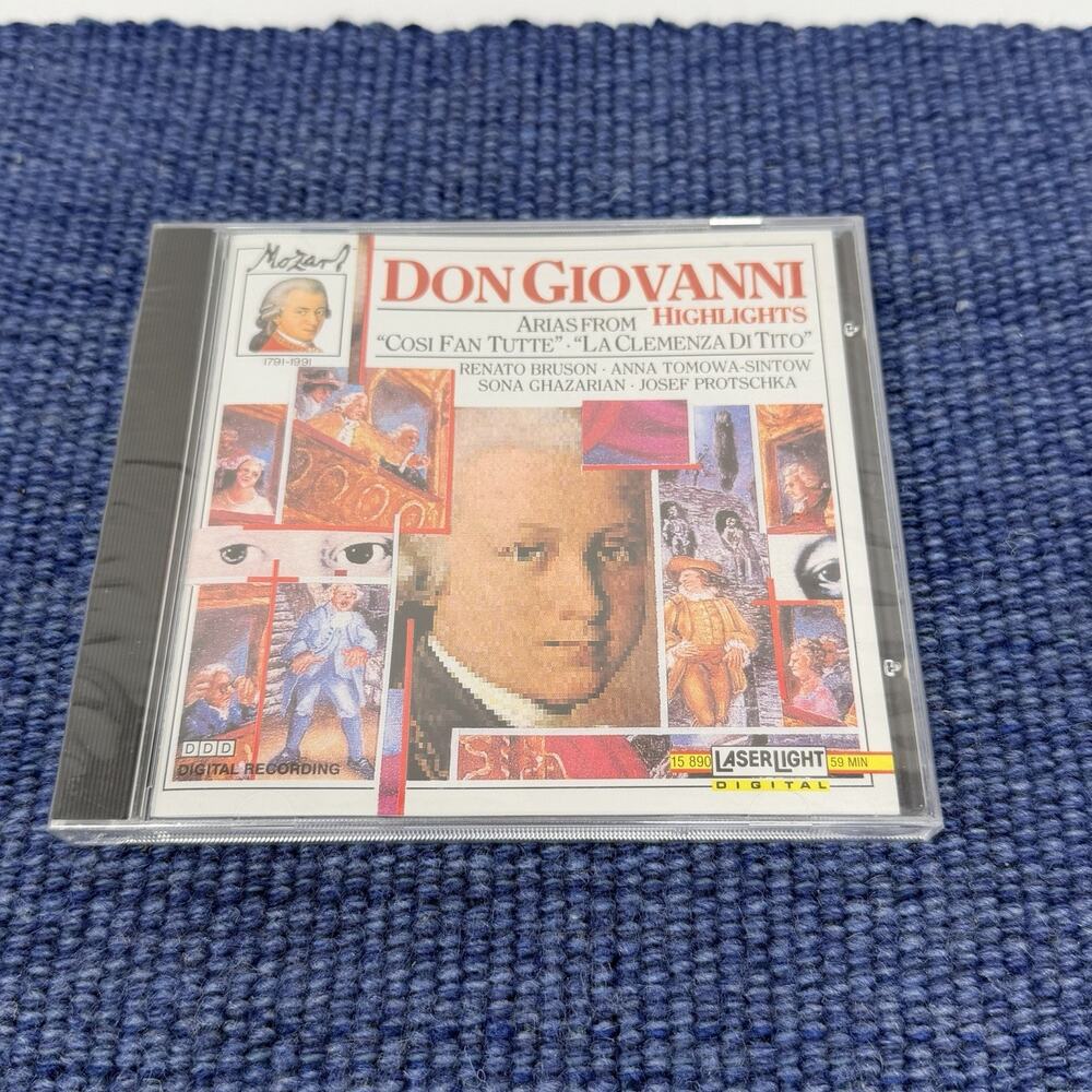 Wolfgang Amadeus Mozart Don Giovanni Highlights CD 1990 Laserlight Digital New